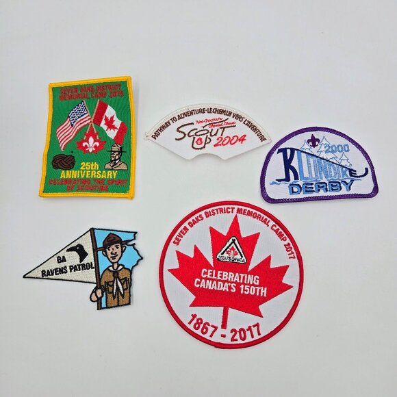Scouts Canada Badge Patch Lot Of 9 Anniversary Leadership Flickertail Northern L - Picture 4 of 7